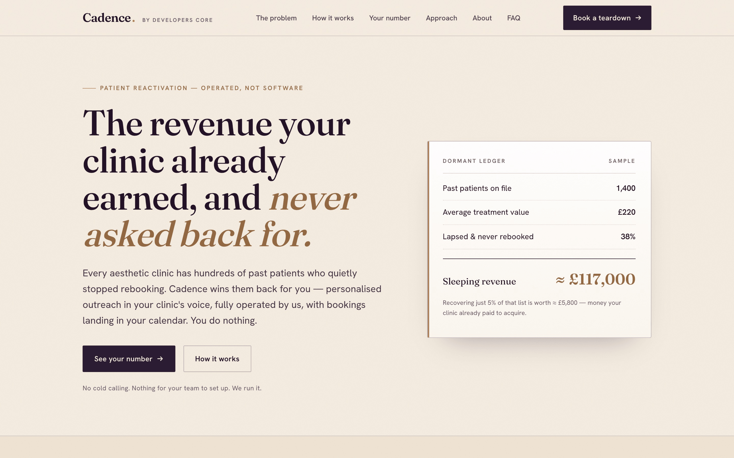 Cadence product interface